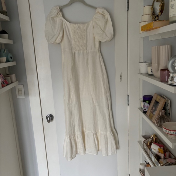 & Other Stories Linen Midi Dress - Size EU 36 - approx size 4/6 US - Picture 2 of 6